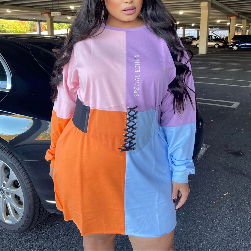 New! Oversized Sweatshirt dress 2X